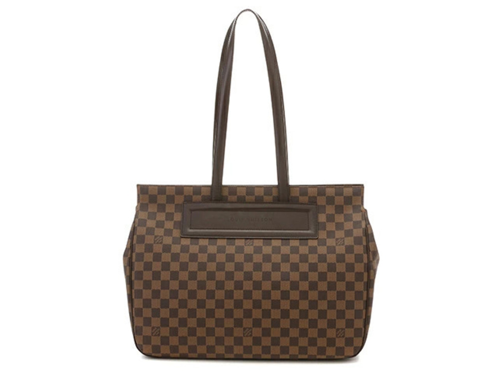Louis Vuitton Damier Tote Parioli Bag Brown